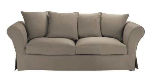 Maisons Du Monde Housses De Canapé Housse De Canapé Fixe Et Convertible 3/4 Places (matelas 6 Cm) Taupe 3 Maisons Du Monde Housses De Canapé Housse De Canapé Fixe Et Convertible 3/4 Places (matelas 6 Cm) Taupe