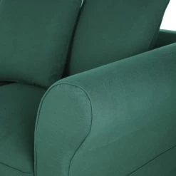 Maisons Du Monde Housses De Canapé Housse De Canapé-lit 3/4 Places (matelas 12 Cm) En Lin Froissé Vert -Housses de canapé Soldes housse de canape lit 3 4 places matelas 12 cm en lin froisse vert 1000 13 27 221591 4