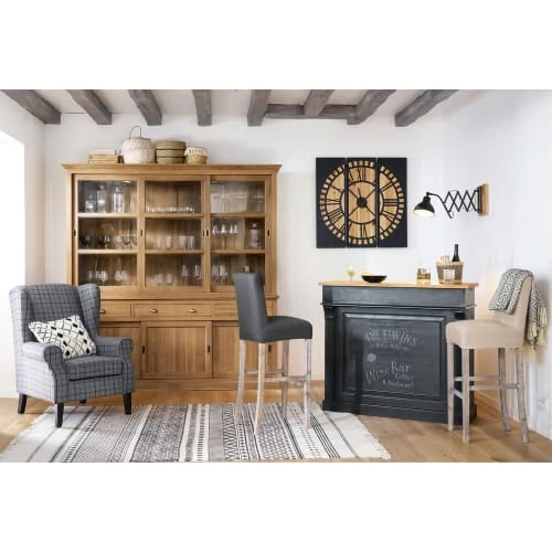 Maisons Du Monde Housses De Chaises Et Galettes De Chaises Housse De Chaise De Bar En Coton Anthracite 8 Maisons Du Monde Housses De Chaises Et Galettes De Chaises Housse De Chaise De Bar En Coton Anthracite – Image 6