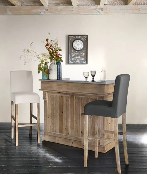 Maisons Du Monde Housses De Chaises Et Galettes De Chaises Housse De Chaise De Bar En Coton Ivoire 6 Maisons Du Monde Housses De Chaises Et Galettes De Chaises Housse De Chaise De Bar En Coton Ivoire – Image 4