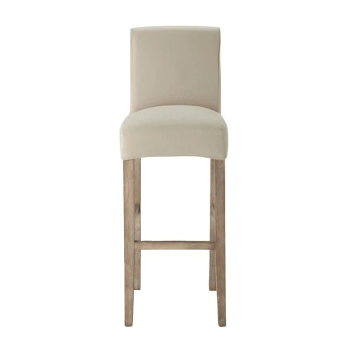 Maisons Du Monde Housses De Chaises Et Galettes De Chaises Housse De Chaise De Bar En Coton Mastic 4 Maisons Du Monde Housses De Chaises Et Galettes De Chaises Housse De Chaise De Bar En Coton Mastic – Image 2