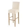 Maisons Du Monde Housses De Chaises Et Galettes De Chaises Housse De Chaise De Bar En Lin -Housses de canapé Soldes housse de chaise de bar en lin 1000 14 16 203130 1
