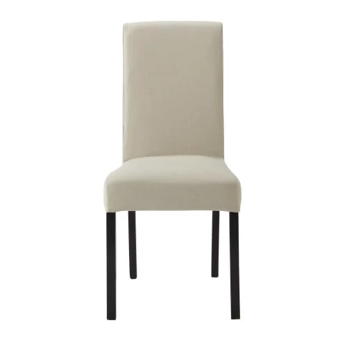 Maisons Du Monde Housses De Chaises Et Galettes De Chaises Housse De Chaise En Coton Beige Mastic 47x57 4 Maisons Du Monde Housses De Chaises Et Galettes De Chaises Housse De Chaise En Coton Beige Mastic 47x57 – Image 2