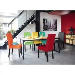 Maisons Du Monde Housses De Chaises Et Galettes De Chaises Housse De Chaise En Coton Gris Anthracite 47x57 -Housses de canapé Soldes housse de chaise en coton gris anthracite 47x57 1000 5 24 147378 2