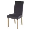 Maisons Du Monde Housses De Chaises Et Galettes De Chaises Housse De Chaise En Coton Gris Anthracite, OEKO-TEX® -Housses de canapé Soldes housse de chaise en coton gris anthracite oeko tex 1000 2 38 222668 1