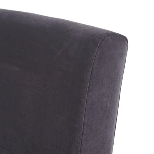 Maisons Du Monde Housses De Chaises Et Galettes De Chaises Housse De Chaise En Coton Gris Anthracite, OEKO-TEX® 6 Maisons Du Monde Housses De Chaises Et Galettes De Chaises Housse De Chaise En Coton Gris Anthracite, OEKO-TEX® – Image 4