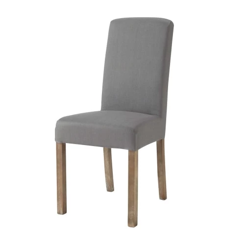 Maisons Du Monde Housses De Chaises Et Galettes De Chaises Housse De Chaise En Lin Lavé Grise 3 Maisons Du Monde Housses De Chaises Et Galettes De Chaises Housse De Chaise En Lin Lavé Grise