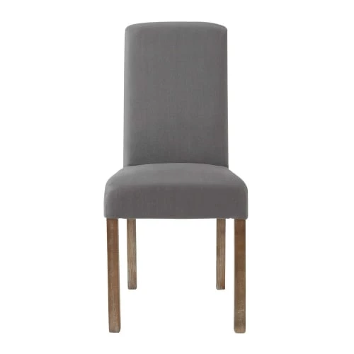 Maisons Du Monde Housses De Chaises Et Galettes De Chaises Housse De Chaise En Lin Lavé Grise 4 Maisons Du Monde Housses De Chaises Et Galettes De Chaises Housse De Chaise En Lin Lavé Grise – Image 2