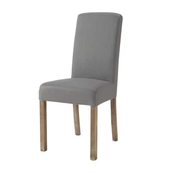 Maisons Du Monde Housses De Chaises Et Galettes De Chaises Housse De Chaise En Lin Lavé Blanche 6 Maisons Du Monde Housses De Chaises Et Galettes De Chaises Housse De Chaise En Lin Lavé Blanche – Image 4
