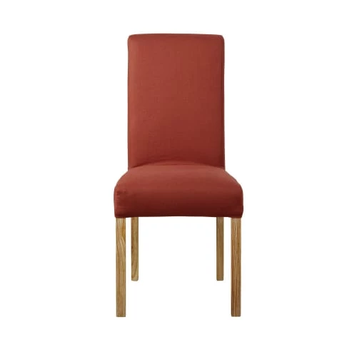 Maisons Du Monde Housses De Chaises Et Galettes De Chaises Housse De Chaise En Lin Terracotta 4 Maisons Du Monde Housses De Chaises Et Galettes De Chaises Housse De Chaise En Lin Terracotta – Image 2