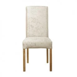 Maisons Du Monde Housses De Chaises Et Galettes De Chaises Housse De Chaise En Velours Beige -Housses de canapé Soldes housse de chaise en velours beige 1000 15 34 203148 2