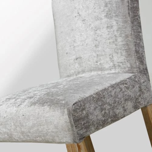 Maisons Du Monde Housses De Chaises Et Galettes De Chaises Housse De Chaise En Velours Bleu Iceberg 6 Maisons Du Monde Housses De Chaises Et Galettes De Chaises Housse De Chaise En Velours Bleu Iceberg – Image 4