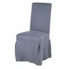 Maisons Du Monde Housses De Chaises Et Galettes De Chaises Housse De Chaise Longue En Lin Bleu Gris, OEKO-TEX® -Housses de canapé Soldes housse de chaise longue en lin bleu gris oeko tex 1000 16 35 222665 1