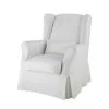 Maisons Du Monde Housses De Fauteuil Housse De Fauteuil En Coton Ivoire