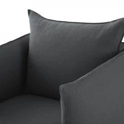 Maisons Du Monde Housses De Fauteuil Housse De Fauteuil En Lin Froissé Gris Anthracite 10 Maisons Du Monde Housses De Fauteuil Housse De Fauteuil En Lin Froissé Gris Anthracite -Housses de canapé Soldes housse de fauteuil en lin froisse gris anthracite 1000 6 36 204380 3