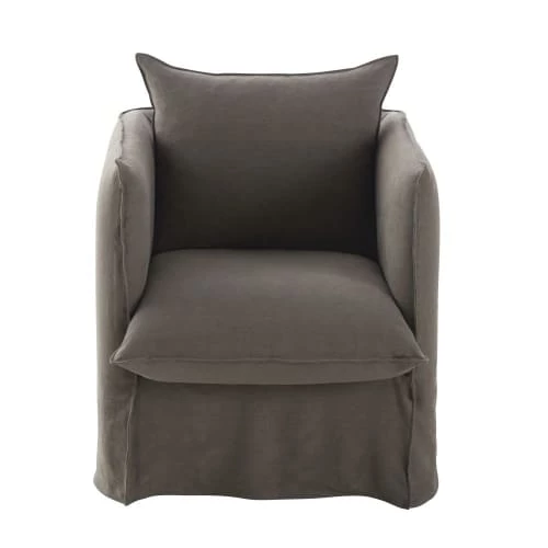 Maisons Du Monde Housses De Fauteuil Housse De Fauteuil En Lin Supérieur Gris 3 Maisons Du Monde Housses De Fauteuil Housse De Fauteuil En Lin Supérieur Gris