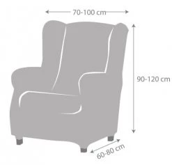 Eysa Housses De Fauteuil Housse De Fauteuil Oreiller Gris Foncé 70 - 100 Cm -Housses de canapé Soldes housse de fauteuil oreiller gris fonce 70 100 cm 2