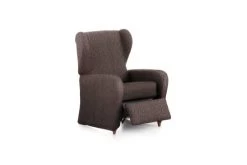 Eysa Housses De Fauteuil Housse De Fauteuil Relax Extensible Marron 60 - 85 Cm