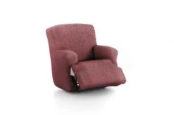 Eysa Housses De Fauteuil Housse De Fauteuil Relax XL Extensible Taupe 60 - 110 Cm -Housses de canapé Soldes housse de fauteuil relax xl extensible bordeaux 60 110 cm 1