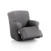 Eysa Housses De Fauteuil Housse De Fauteuil Relax XL Extensible Gris Foncé 60 - 110 Cm -Housses de canapé Soldes housse de fauteuil relax xl extensible gris fonce 60 110 cm