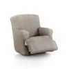 Eysa Housses De Fauteuil Housse De Fauteuil Relax XL Extensible Taupe 60 - 110 Cm -Housses de canapé Soldes housse de fauteuil relax xl extensible taupe 60 110 cm