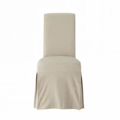 Maisons Du Monde Housses De Chaises Et Galettes De Chaises Housse Longue De Chaise En Coton Mastic -Housses de canapé Soldes housse longue de chaise en coton mastic 1000 16 11 147406 1