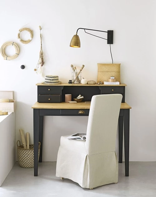 Maisons Du Monde Housses De Chaises Et Galettes De Chaises Housse Longue De Chaise En Lin Lavé 5 Maisons Du Monde Housses De Chaises Et Galettes De Chaises Housse Longue De Chaise En Lin Lavé – Image 3