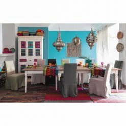 Maisons Du Monde Housses De Chaises Et Galettes De Chaises Housse Longue De Chaise En Lin Lavé Blanche -Housses de canapé Soldes housse longue de chaise en lin lave blanche 1000 6 21 147498 2