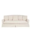 Beliani Housses De Canapé Housse Pour Canapé 3 Places Beige -Housses de canapé Soldes housse pour canape 3 places beige