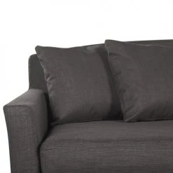 Beliani Housses De Canapé Housse Pour Canapé 3 Places Gris Foncé -Housses de canapé Soldes housse pour canape 3 places gris fonce 3