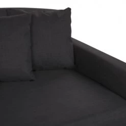 Beliani Housses De Canapé Housse Pour Canapé 3 Places Noir -Housses de canapé Soldes housse pour canape 3 places noir 4