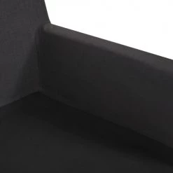 Beliani Housses De Canapé Housse Pour Canapé 3 Places Noir -Housses de canapé Soldes housse pour canape 3 places noir 5
