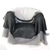 Fouta Futée Housses De Fauteuil Jeté De Fauteuil 100% Coton Rayures Noir Et Blanc 200 X 200 -Housses de canapé Soldes jete de fauteuil 100 coton rayures noir et blanc 200 x 200