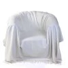 Fouta Futée Housses De Fauteuil Jeté De Fauteuil Coton Reliefs Discrets Uni Blanc-écru 200 X 200 -Housses de canapé Soldes jete de fauteuil coton reliefs discrets uni blanc ecru 200 x 200