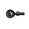 Wadiga Accessoires Rideaux Et Stores Tringle à Rideaux Extensible Métal Noir Boule 120 à 210cm -Housses de canapé Soldes tringle a rideaux extensible metal noir boule 120 a 210cm 3