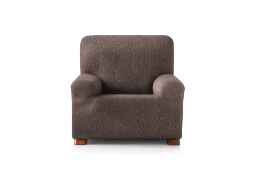 Housses de canapé Soldes -Housses de canapé Soldes housse de fauteuil extensible marron 80 130 cm 2